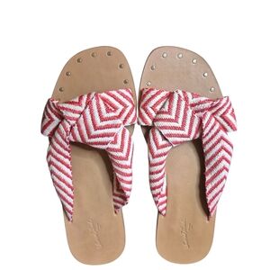 Universal Thread Chevron Bow Sandals Size 7.5